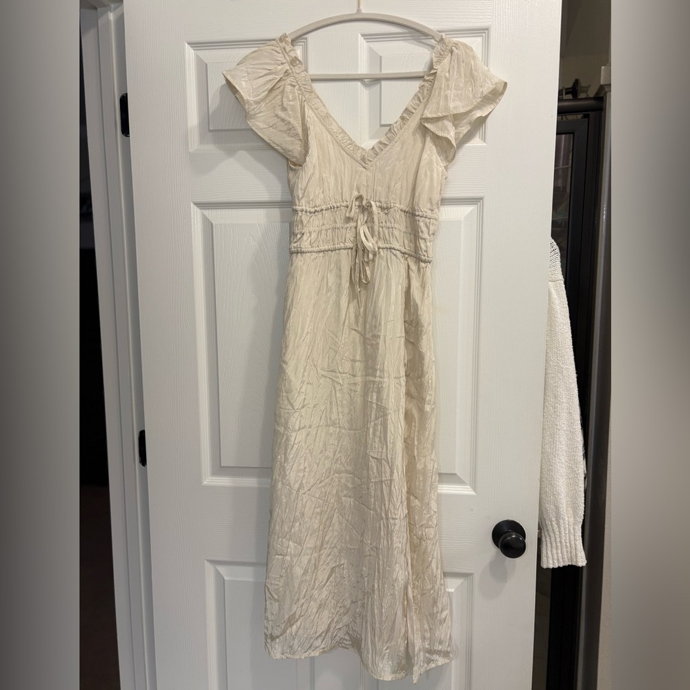 J. Crew Cream Maxi Dress